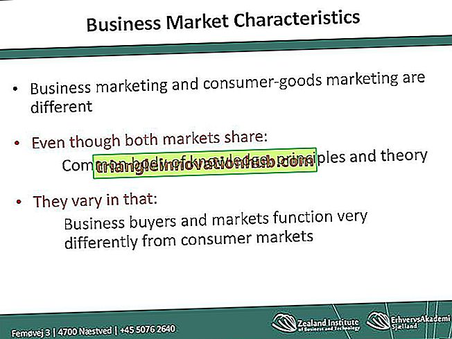 Bedriftsmarkedsføring: Kjennetegn ved forretningsmarkedsføringskunder - virksomhet