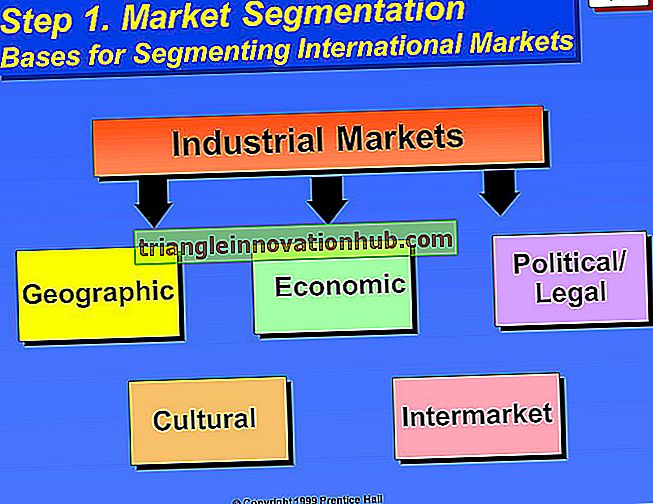 تجزئة السوق: 7 تقسيم مهم موجود في السوق - شركة