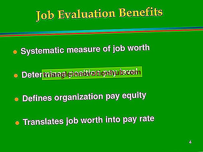 नौकरी का मूल्यांकन और इसके फायदे - लागत लेखांकन