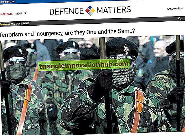 Différences entre terrorisme et insurrection - différence