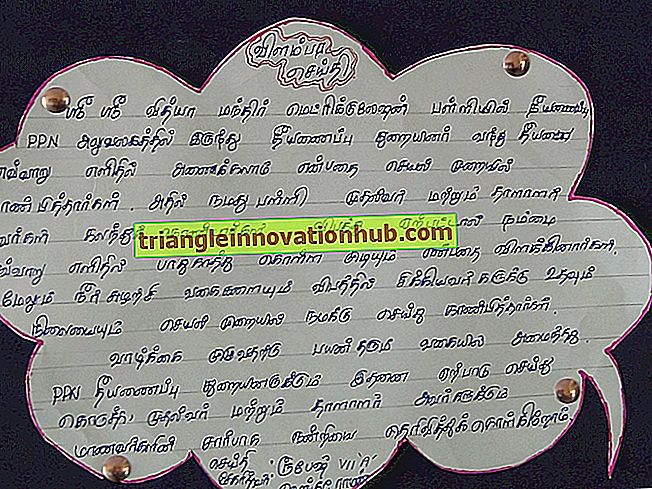 Essay über die tamilische Sprache (1476 Wörter) - Aufsatz