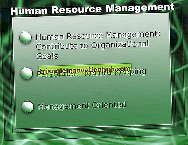 Mänsklig resursutveckling: Natur, Behov, Mål - utveckling av mänskliga resurser