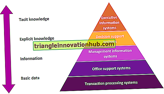 Nivel de gestión: tipos de información que se requieren en diferentes niveles de gestión - administración