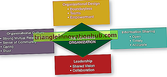 सीखने के संगठनों की विशेषताएं इस प्रकार हैं - संगठन