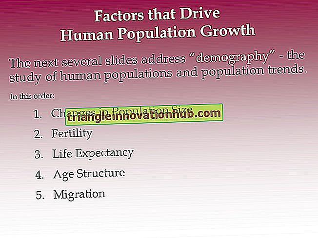 Faktoren, die das Bevölkerungswachstum in Entwicklungsländern beeinflussen - Population