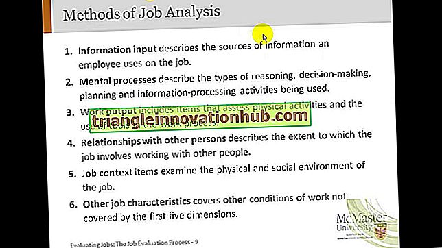 Jobbanalyse: Metoder for å skaffe informasjon for en jobbanalyse - rekruttering