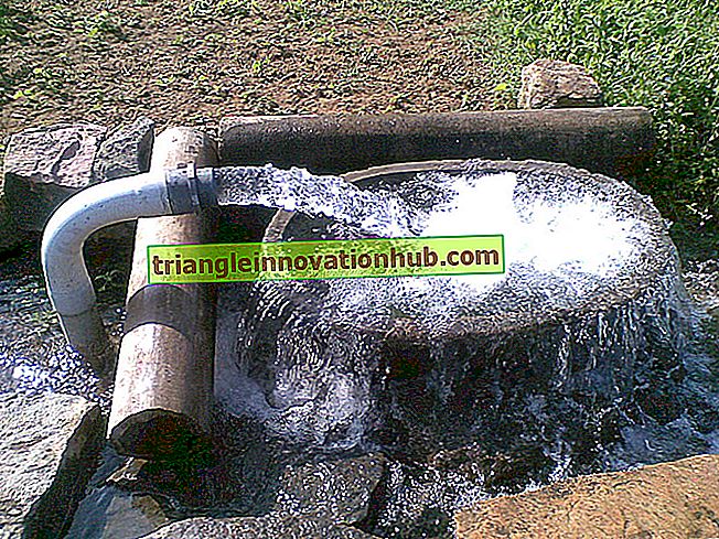 Essai sur l'irrigation de puits en tube - eau